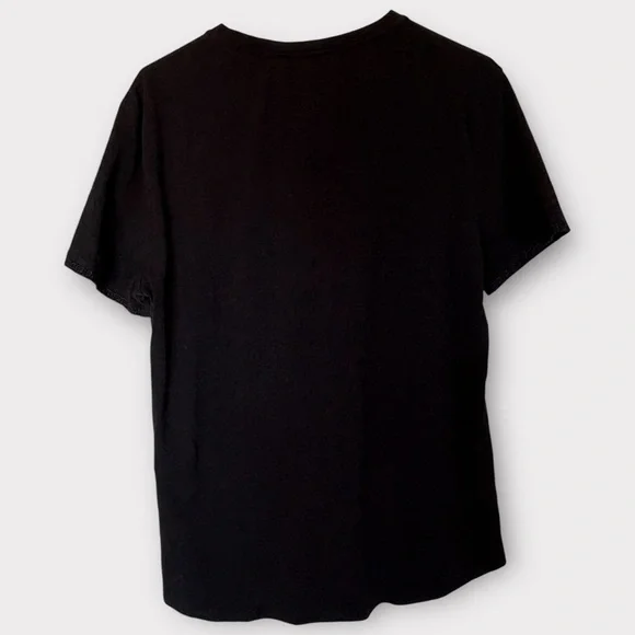 Rare Laverita Rhinestone Eiffel Tower Crew Shirt Graphic T-Shirt Black Large - Picture 4 of 4